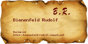 Bienenfeld Rudolf névjegykártya
